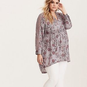 torrid Tops - TORRID SIZE 3 LACE FLORAL TUNIC torrid Tops - TORRID SIZE 3 LACE FLORAL TUNIC